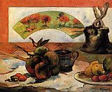 Still Life with Fan by Paul Gauguin